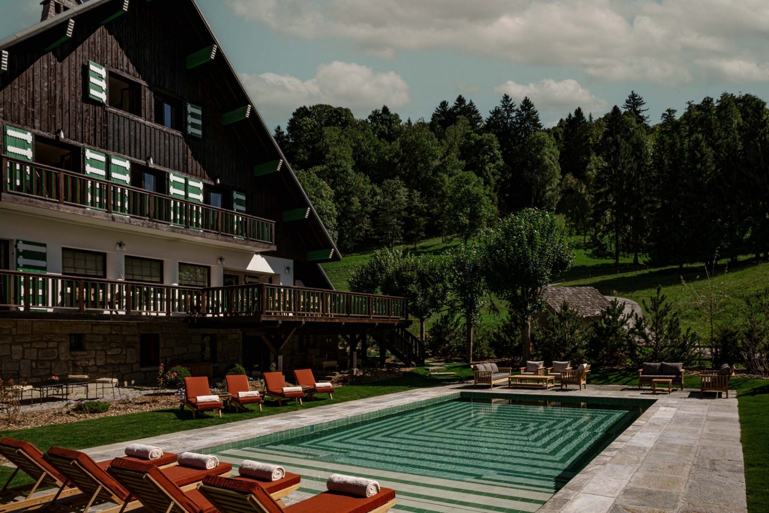 chalet Megève avec piscine Le Sarto Iconic House