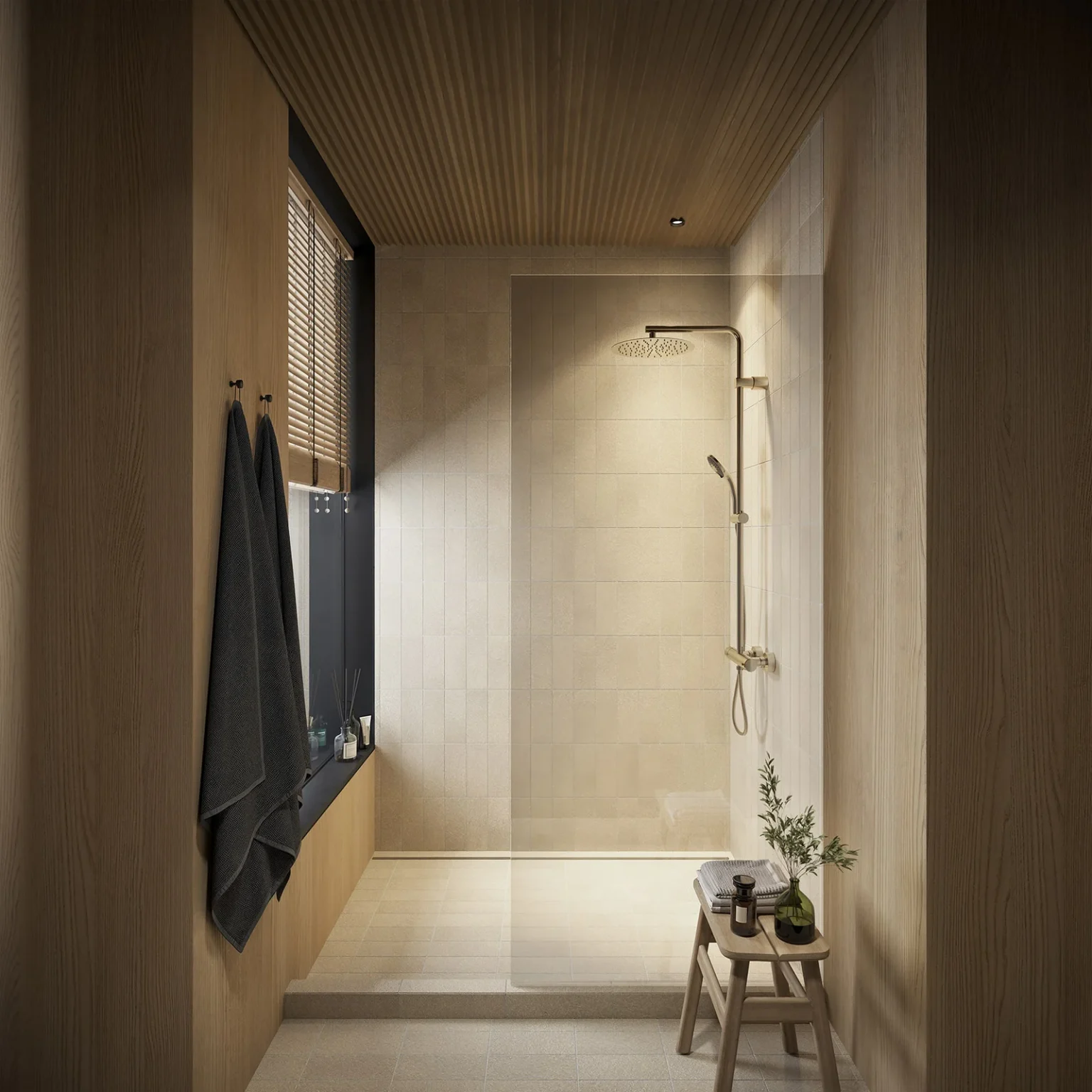 salle de bain design petite maison 57m2