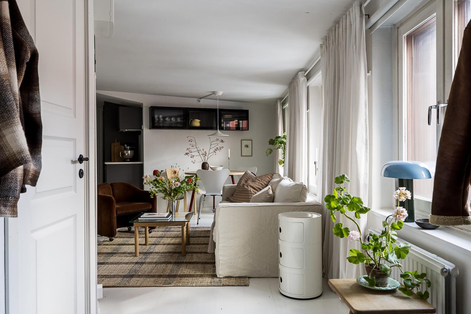studio 36m2 sous combles décoration scandinave