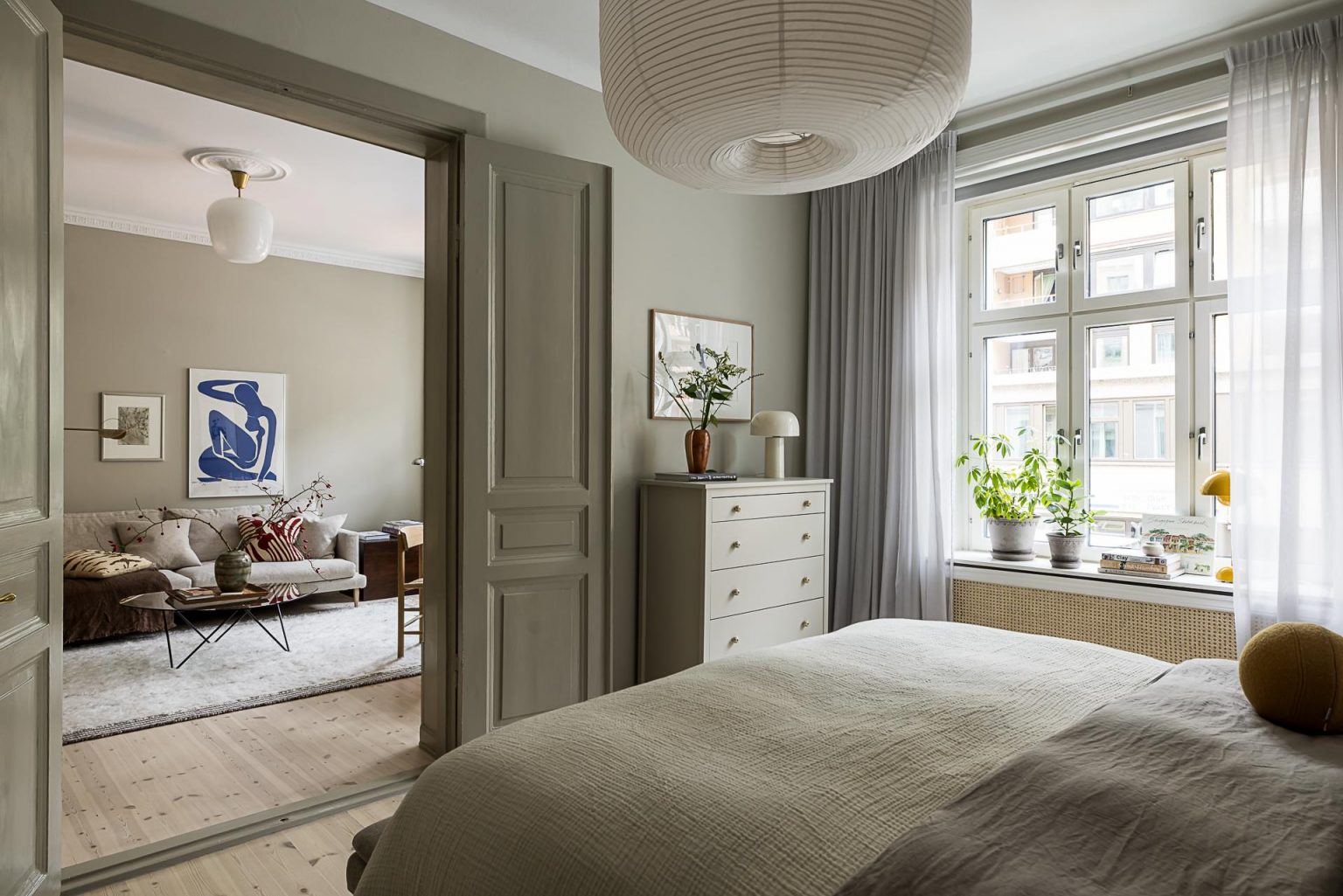 chambre décoration scandinave