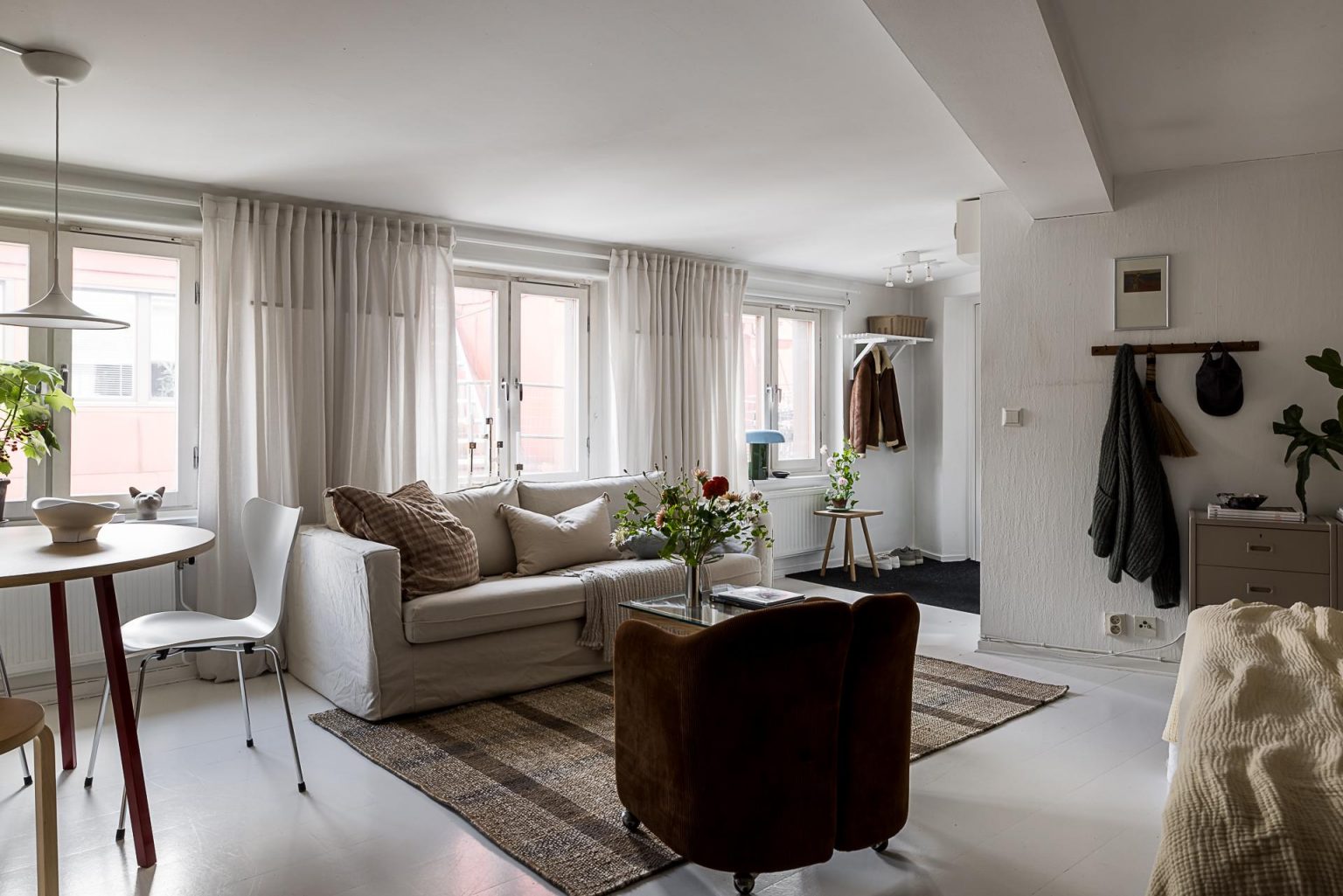 studio 36m2 sous combles décoration scandinave