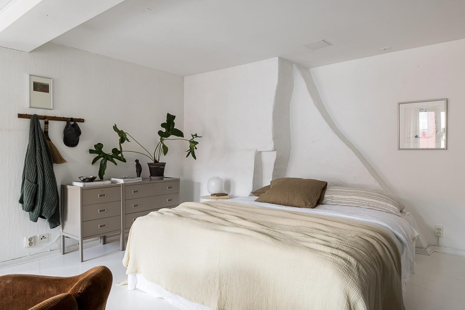 studio 36m2 sous combles décoration scandinave