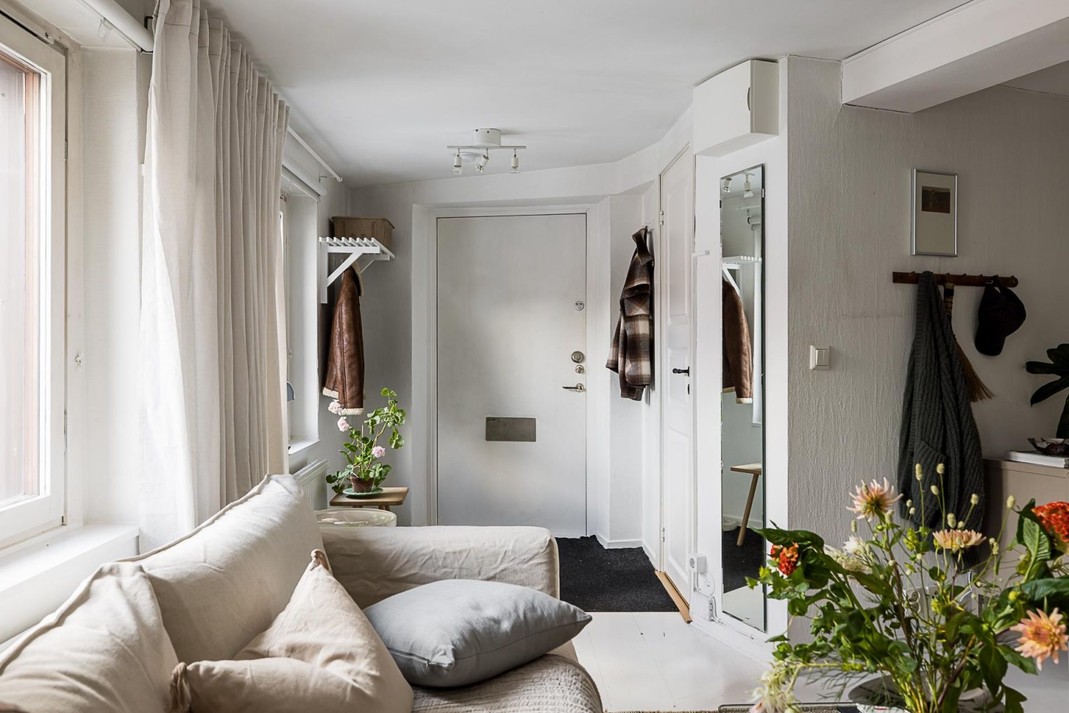 studio 36m2 sous combles décoration scandinave