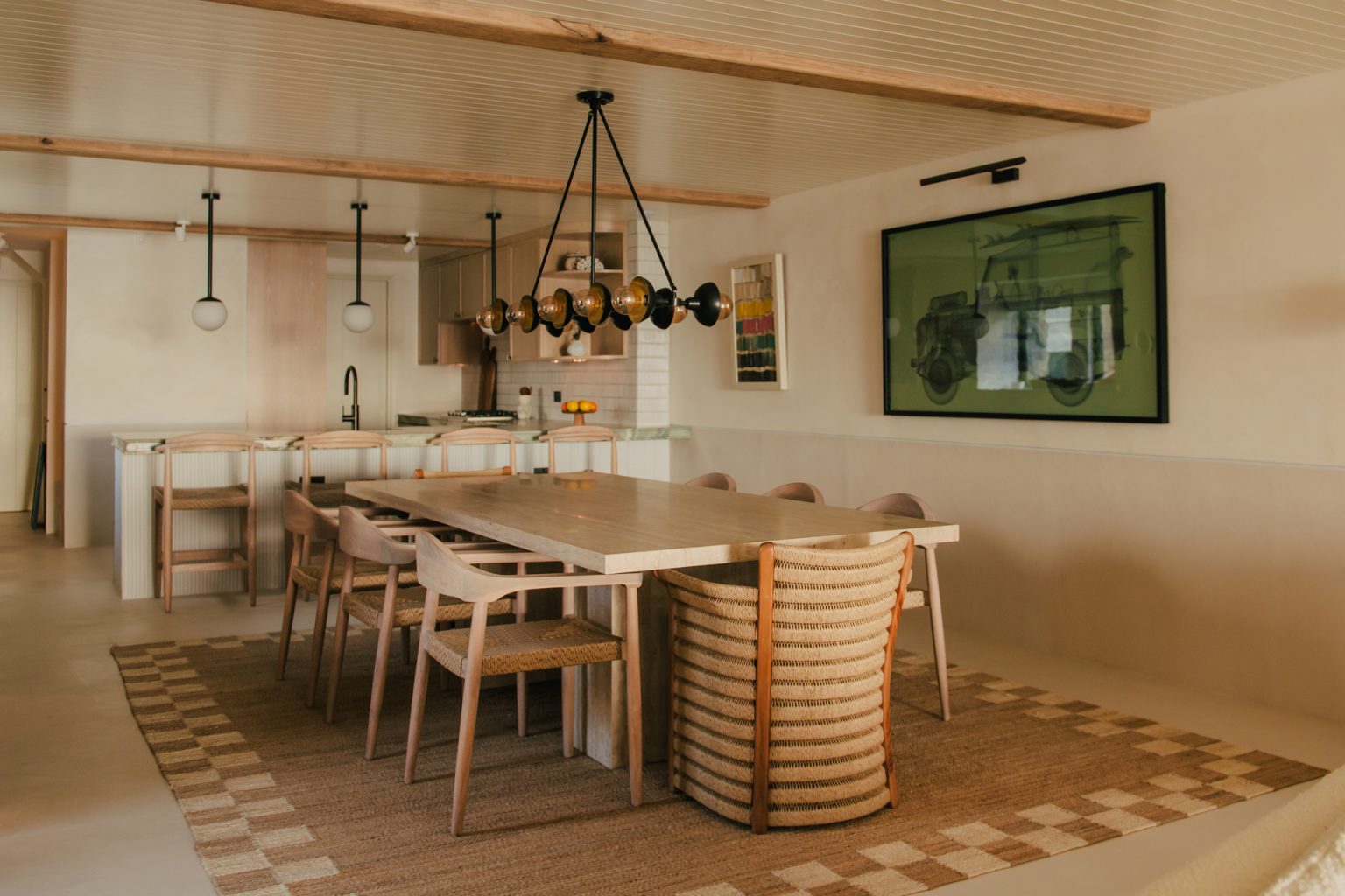 salle à manger décoration contemporaine