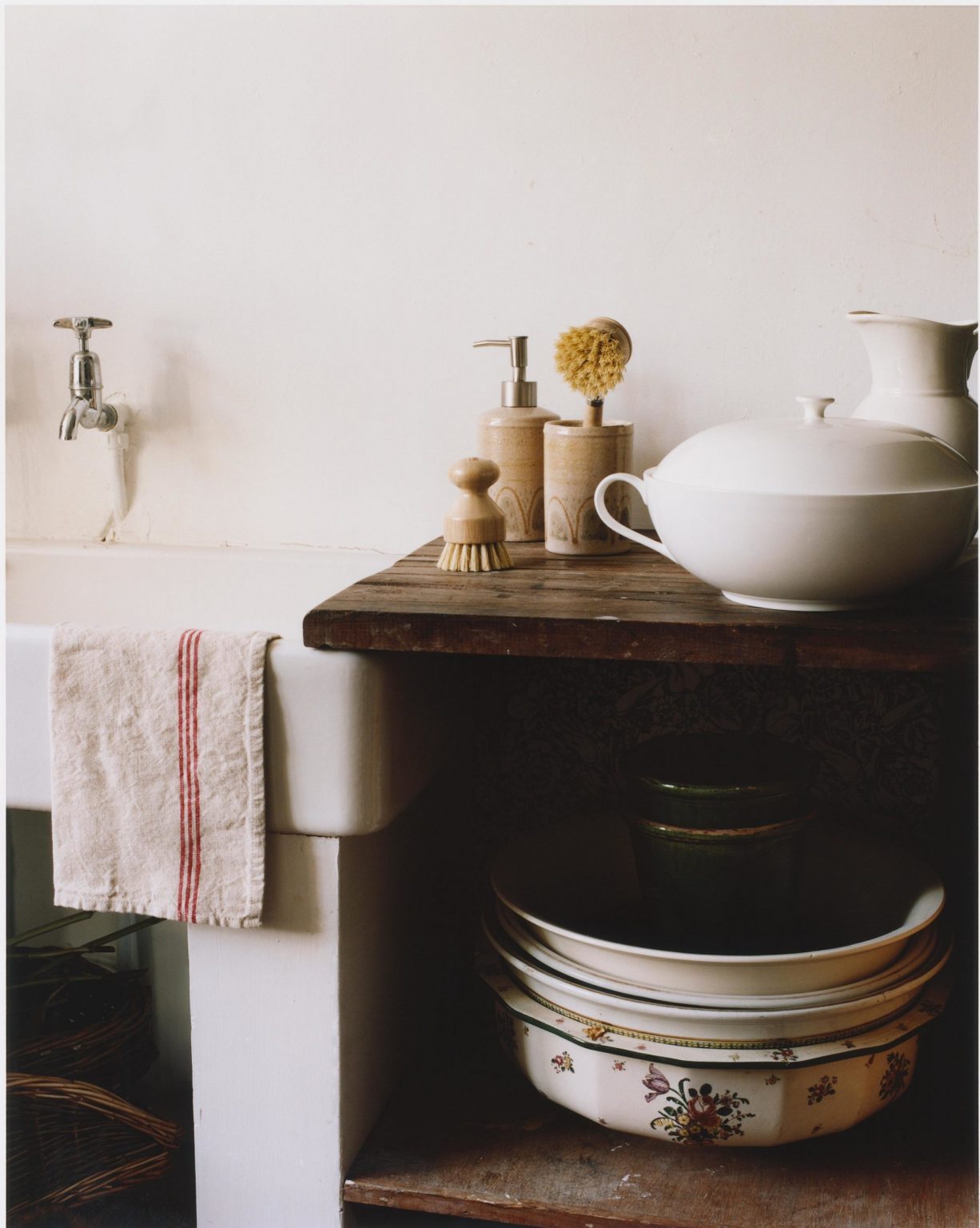cuisine décoration rustique chic Autumn Stories par Zara Home dans manoir Pays de Galles