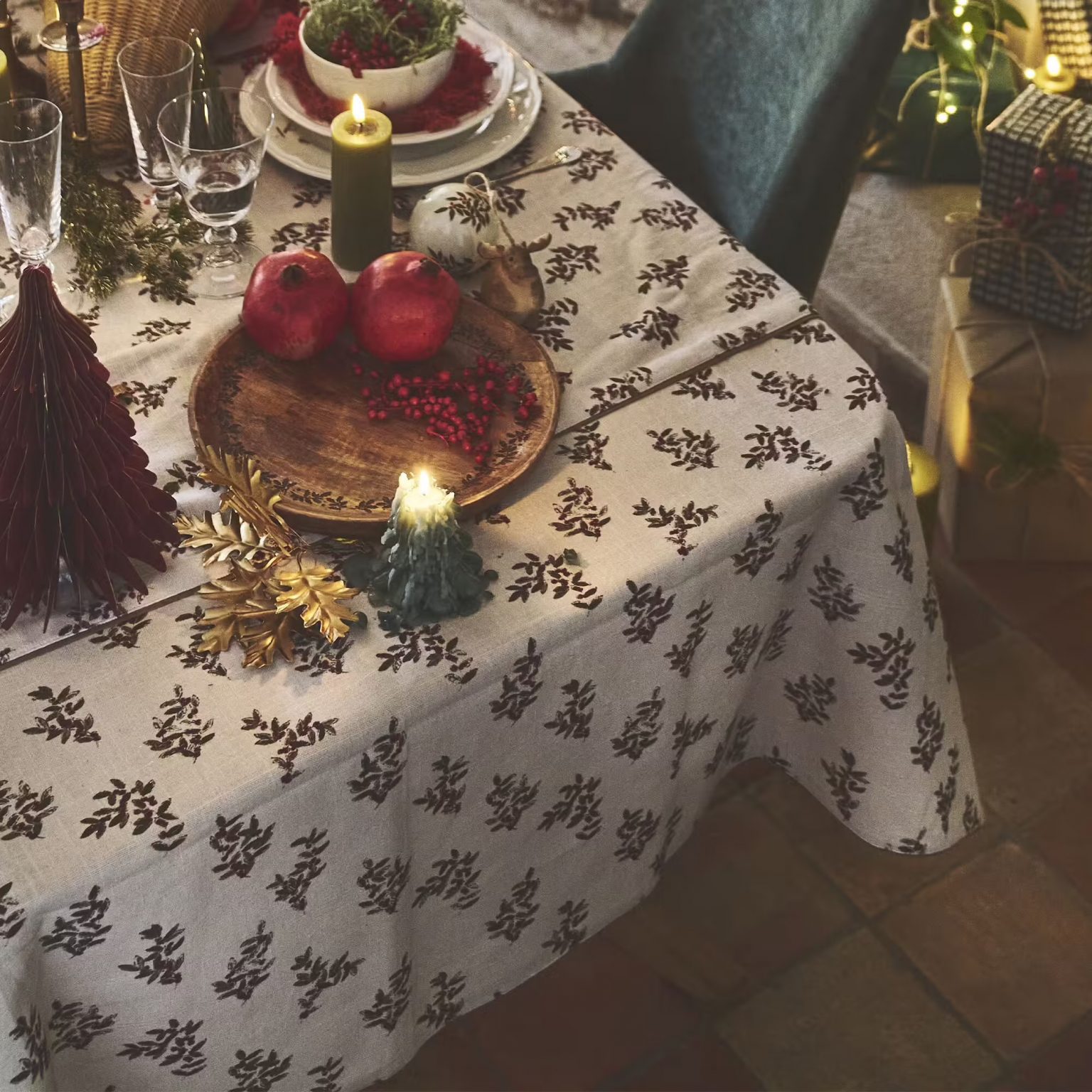 table décoration Noël 2025 Alinea
