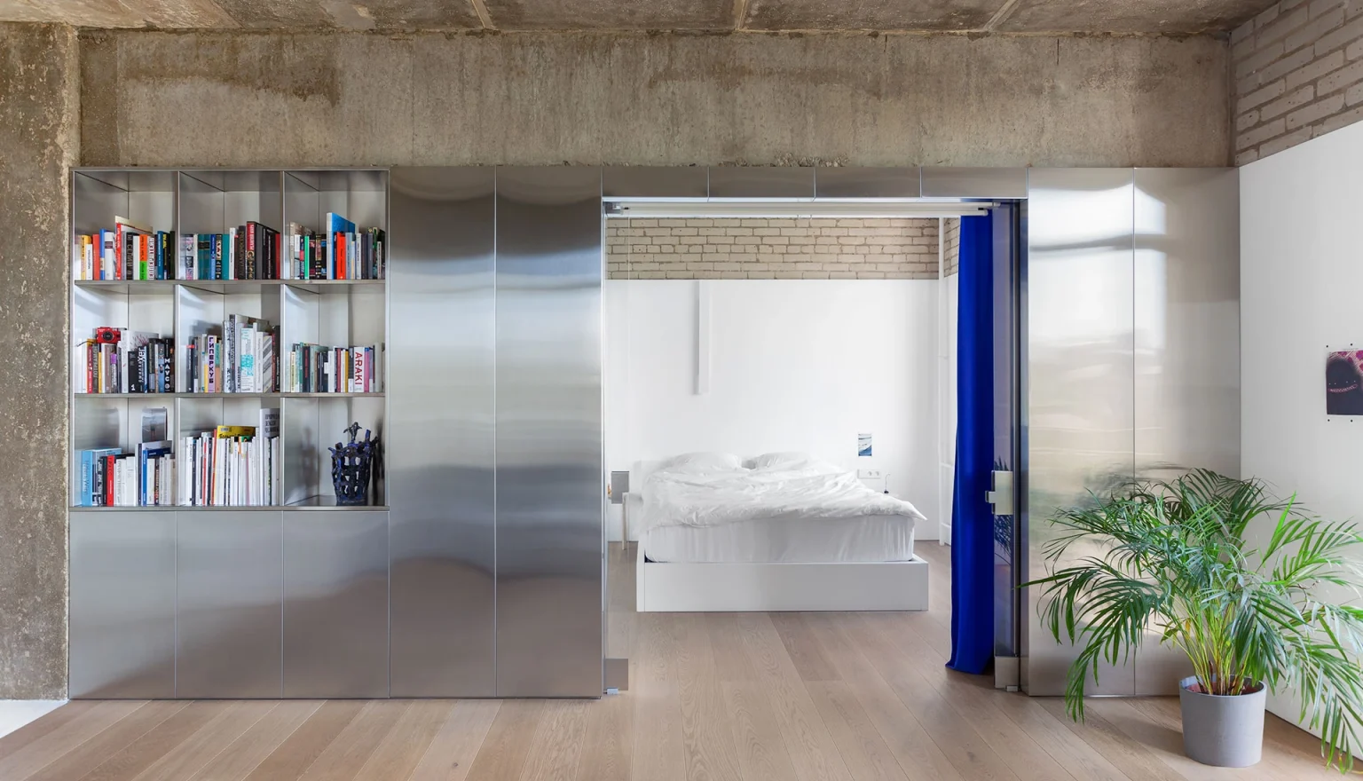 chambre et salon appartement 50m2 design