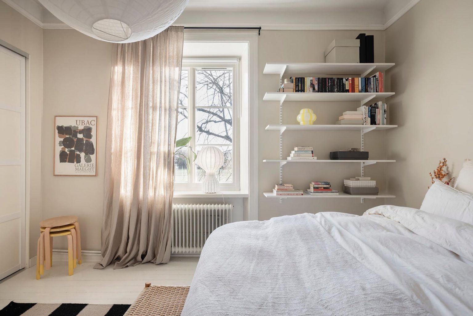 chambre appartement en duplex décoration scandinave