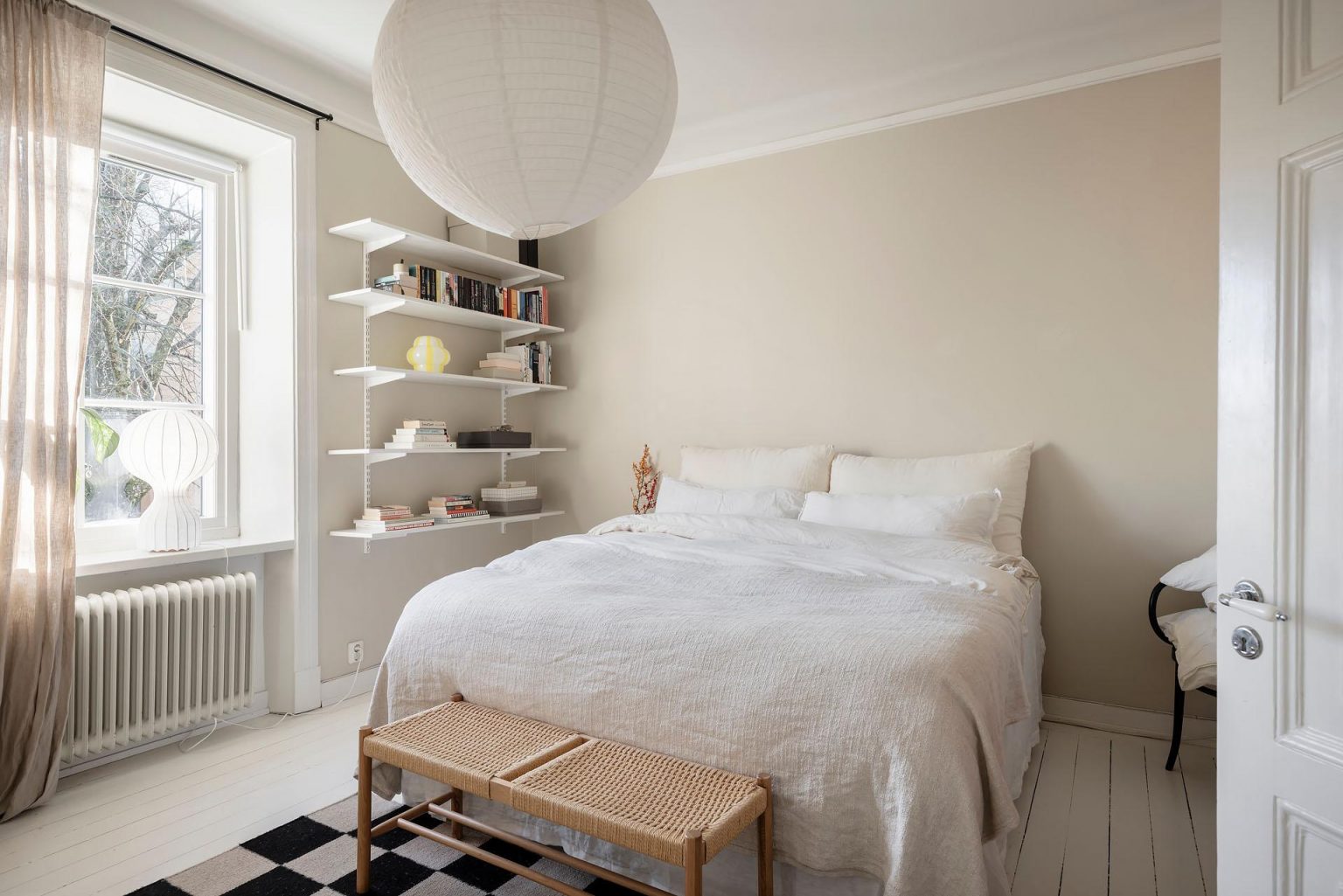 chambre appartement en duplex décoration scandinave