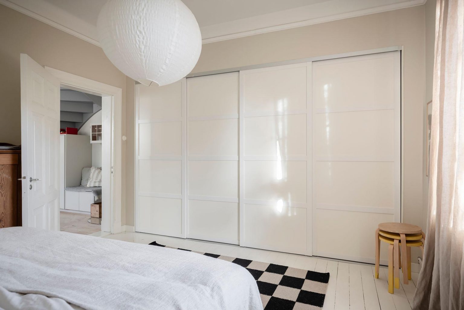 chambre appartement en duplex décoration scandinave