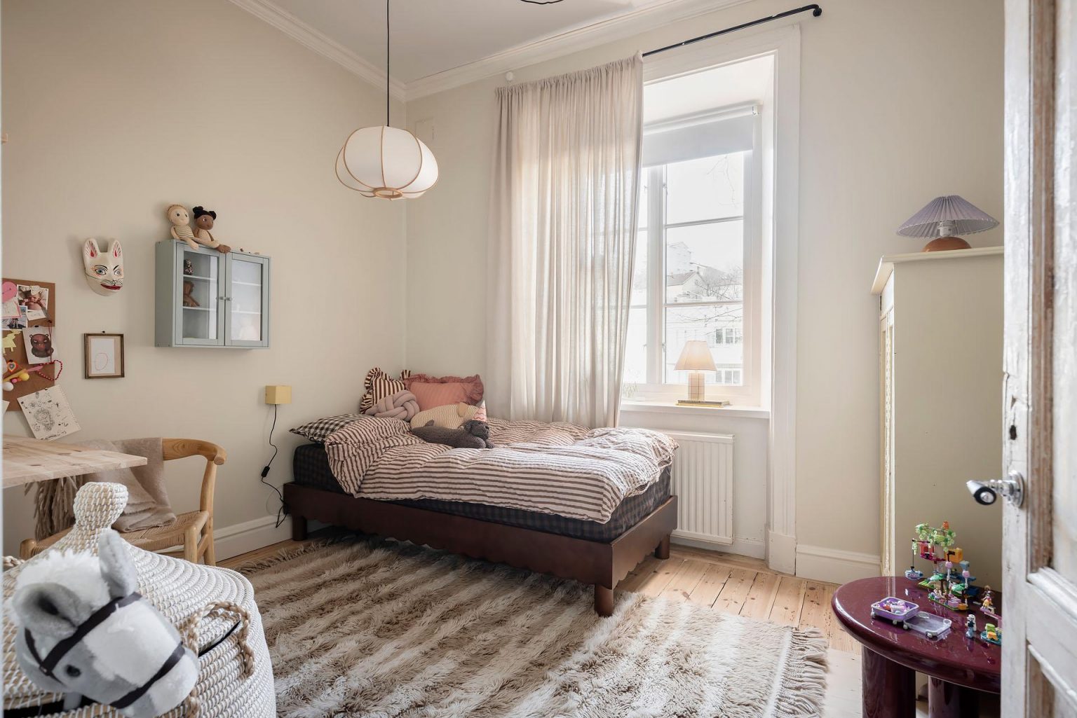 chambre appartement en duplex décoration scandinave