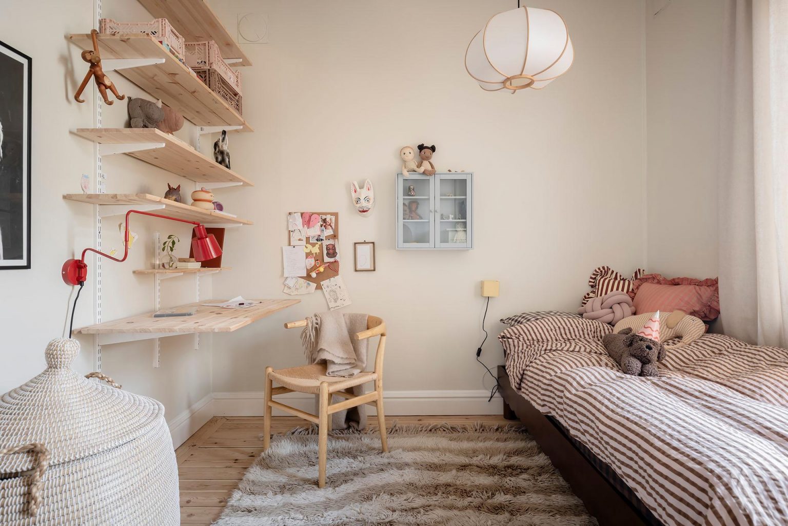 chambre appartement en duplex décoration scandinave