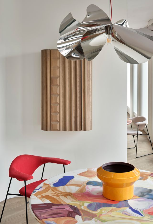 salle à manger décoration design appartement 95m2 par Buro11 salle à manger décoration design appartement 95m2 par Buro11