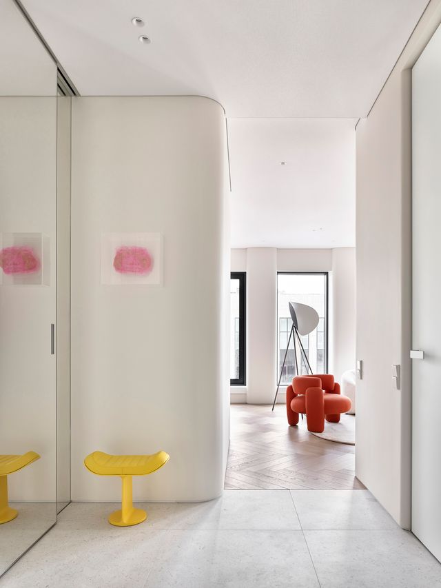 entrée décoration design appartement 95m2 par Buro11 entrée décoration design appartement 95m2 par Buro11