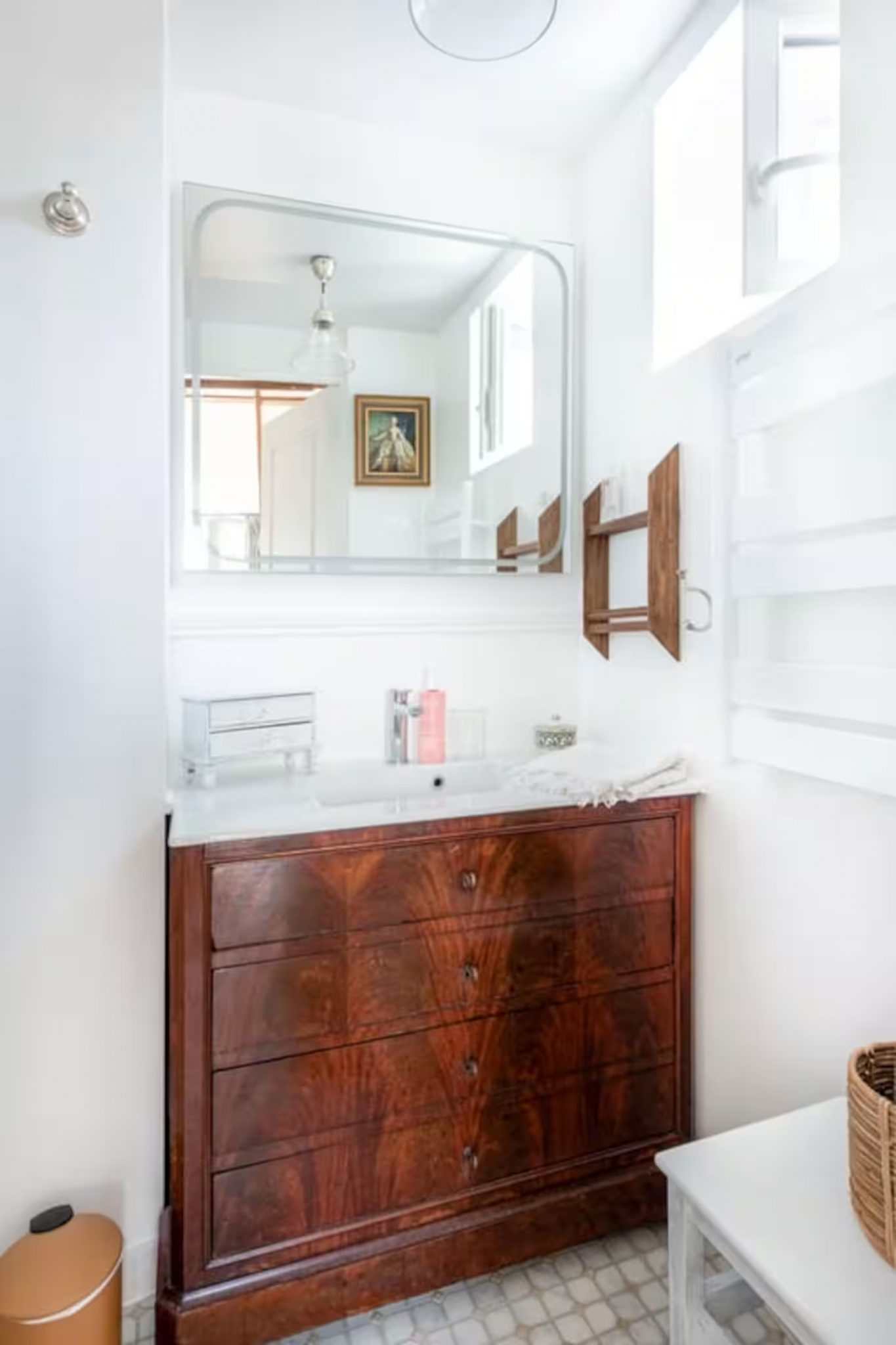 salle de bain décoration rétro