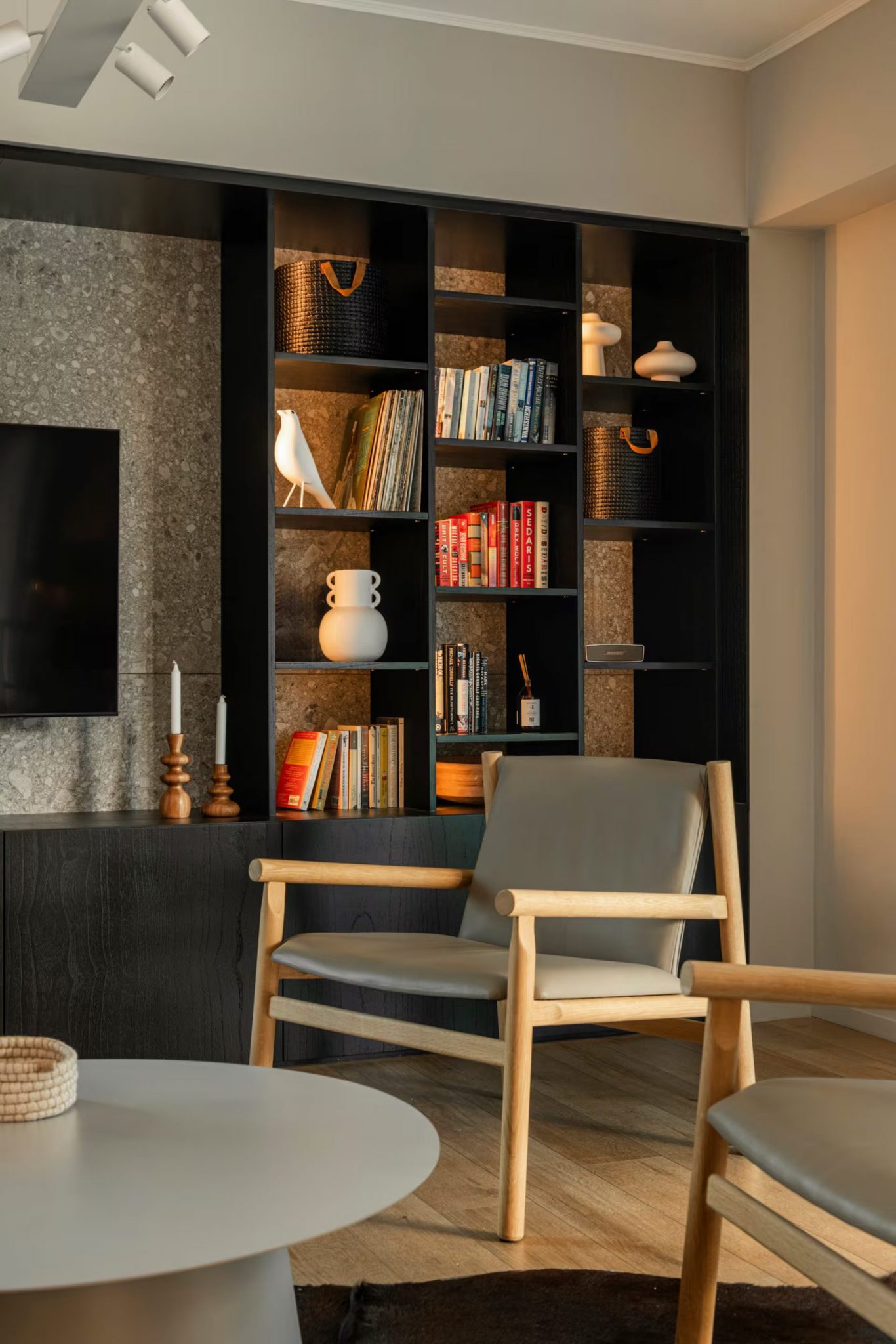 salon décoration contemporaine appartement avec terrasse Buenos Aires