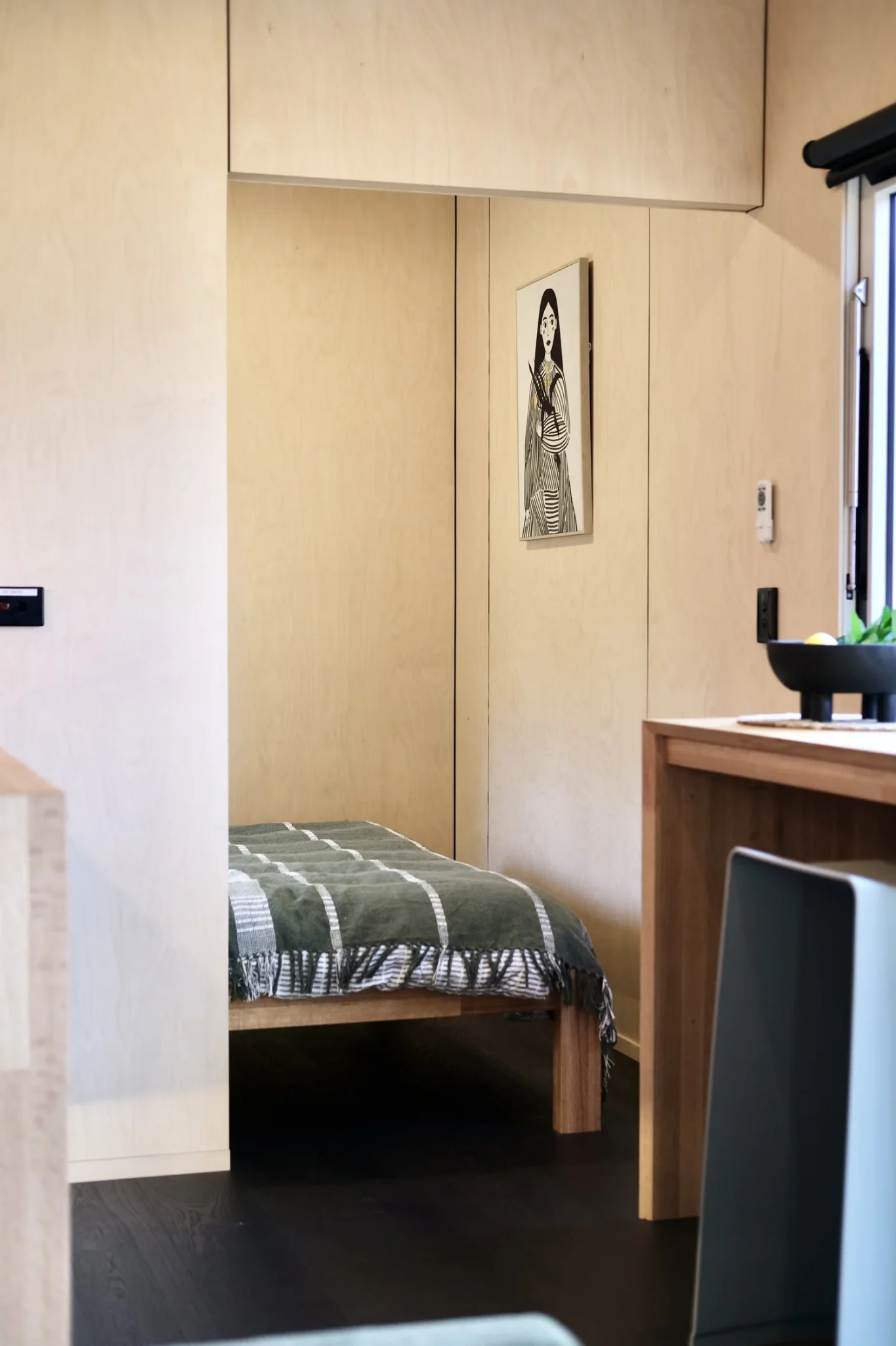 chambre décoration design mini maison mobile par Häuslein