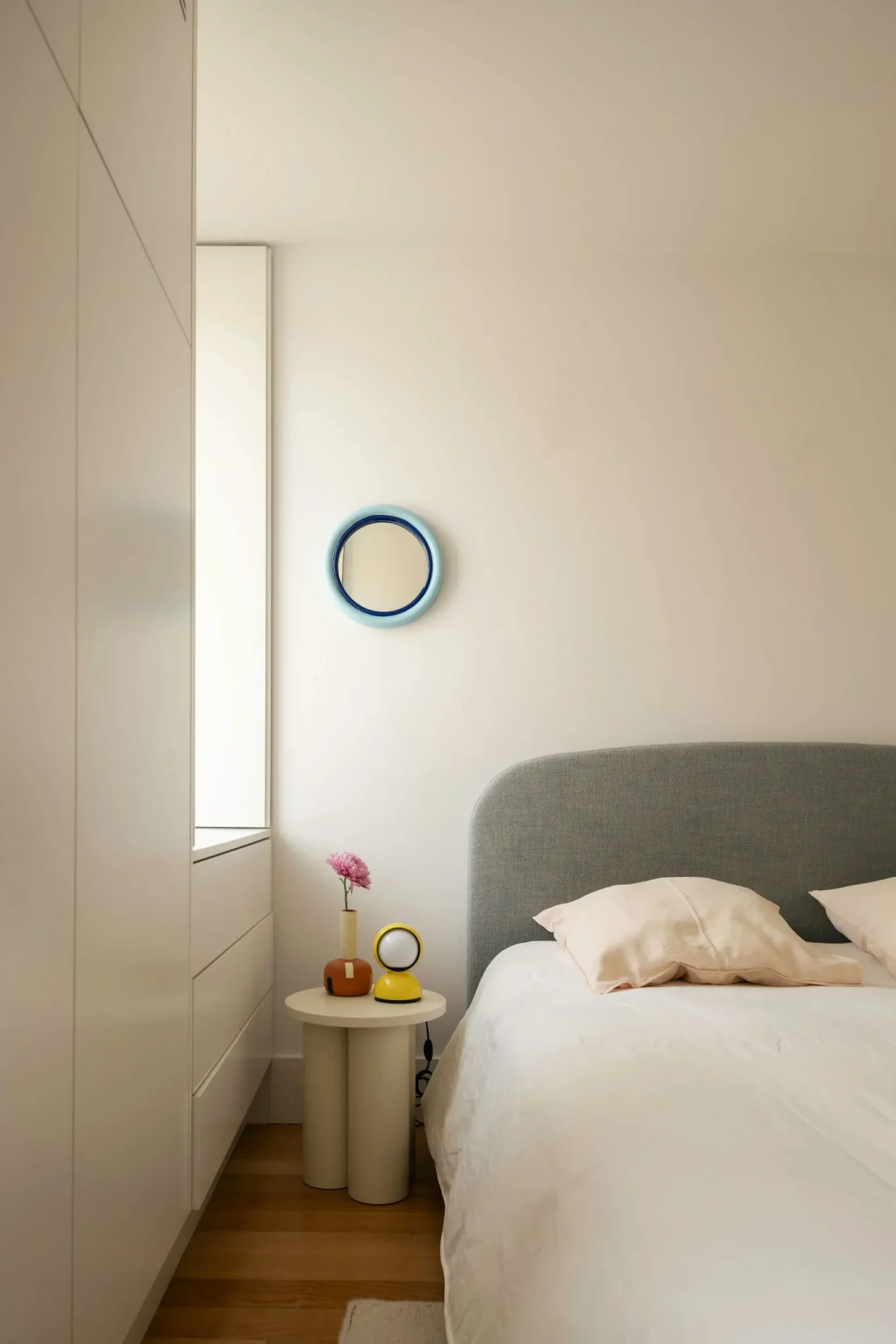 chambre minimaliste maison de ville Lisbonne décoration design