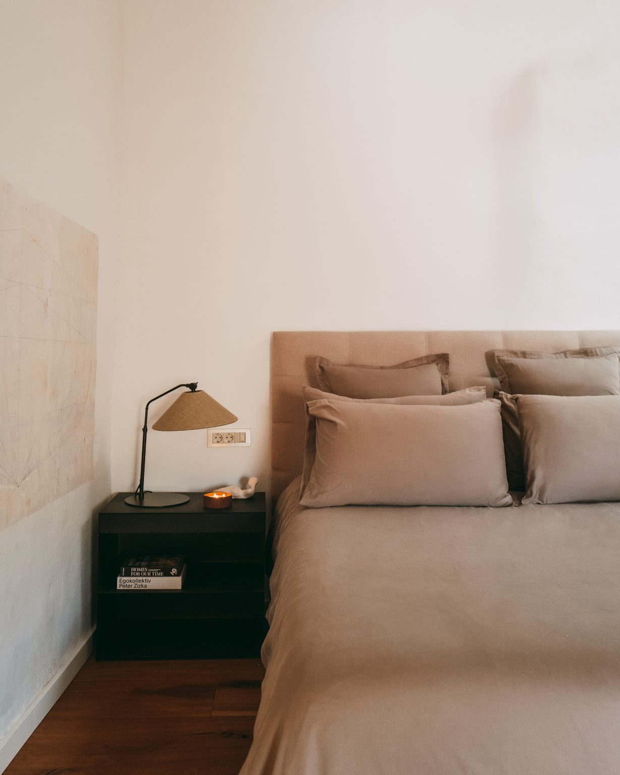 chambre décoration contemporaine maison ancienne Majorque