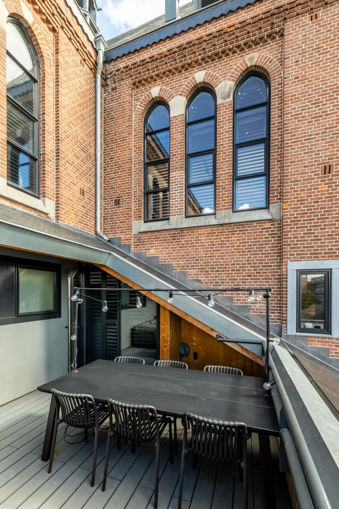 terrasse sur le toit