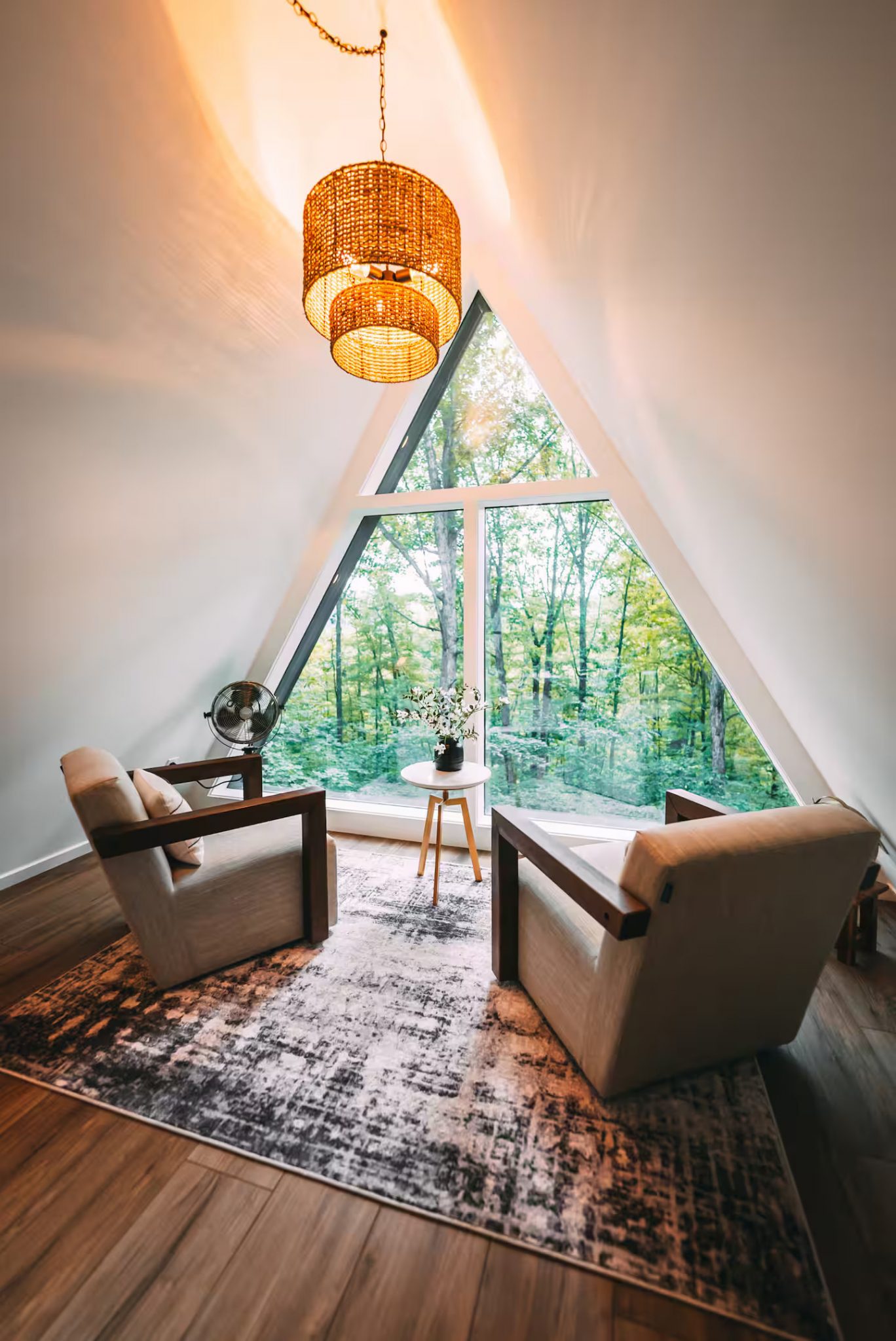 salon maison A-Frame 100m2