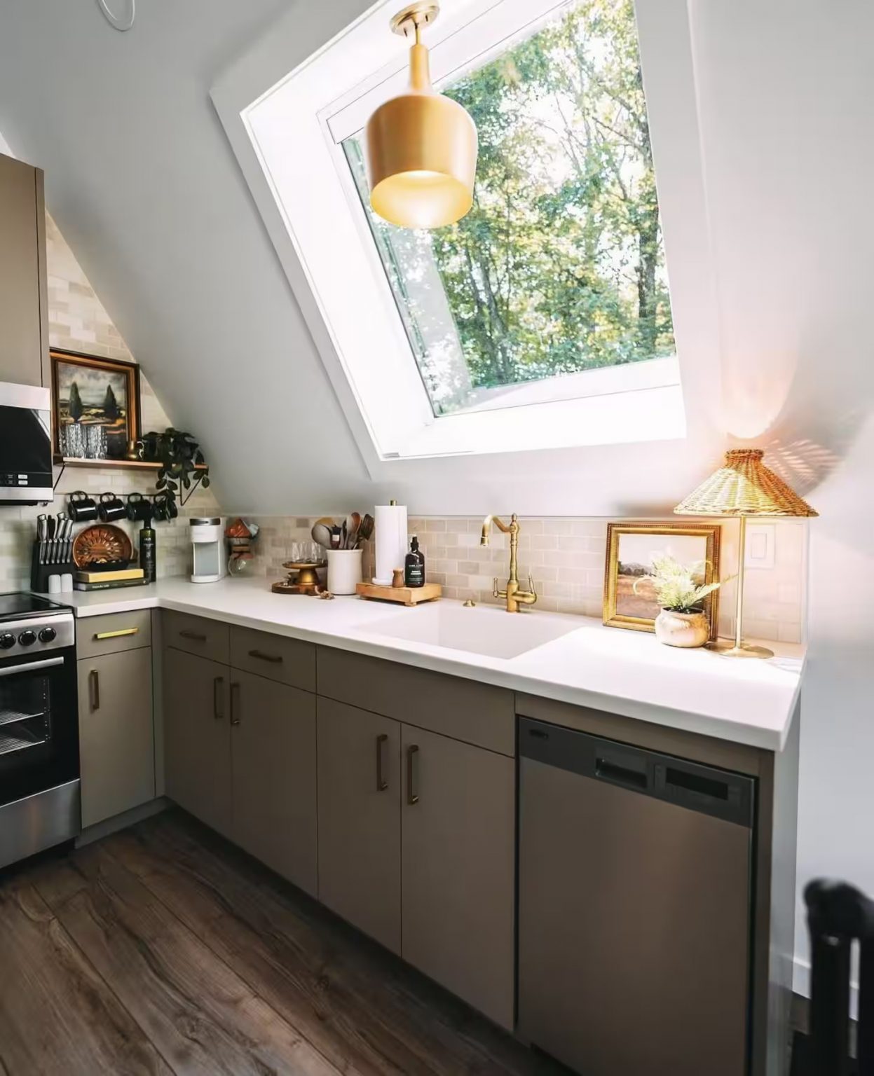cuisine avec velux