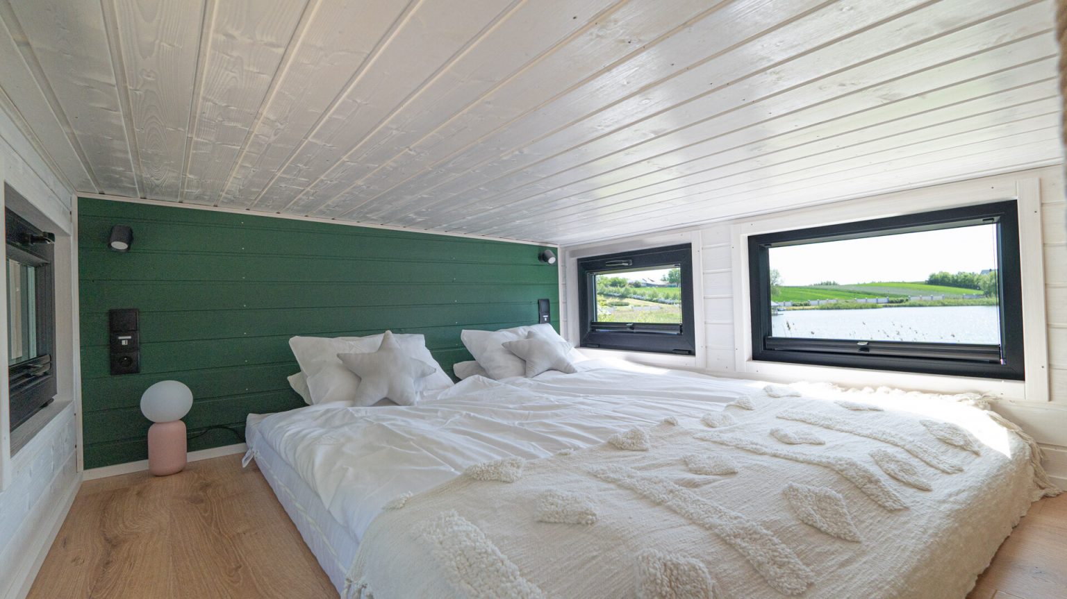 chambre sur mezzanine mini maison mobile par MobiHouse livrable en France