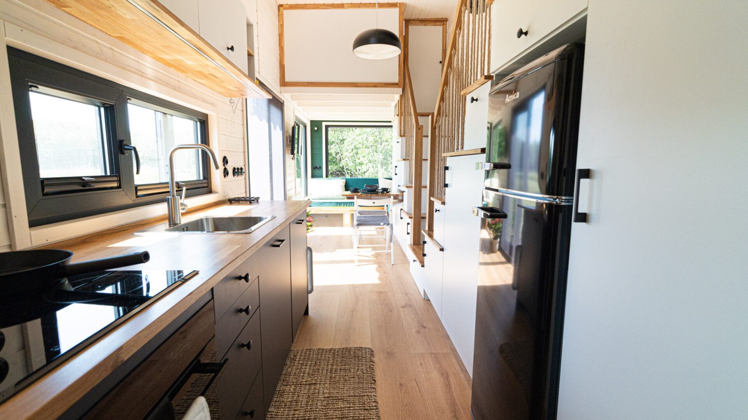 cuisine mini maison mobile Mobi Sky Individual Peach par MobiHouse livrable en France