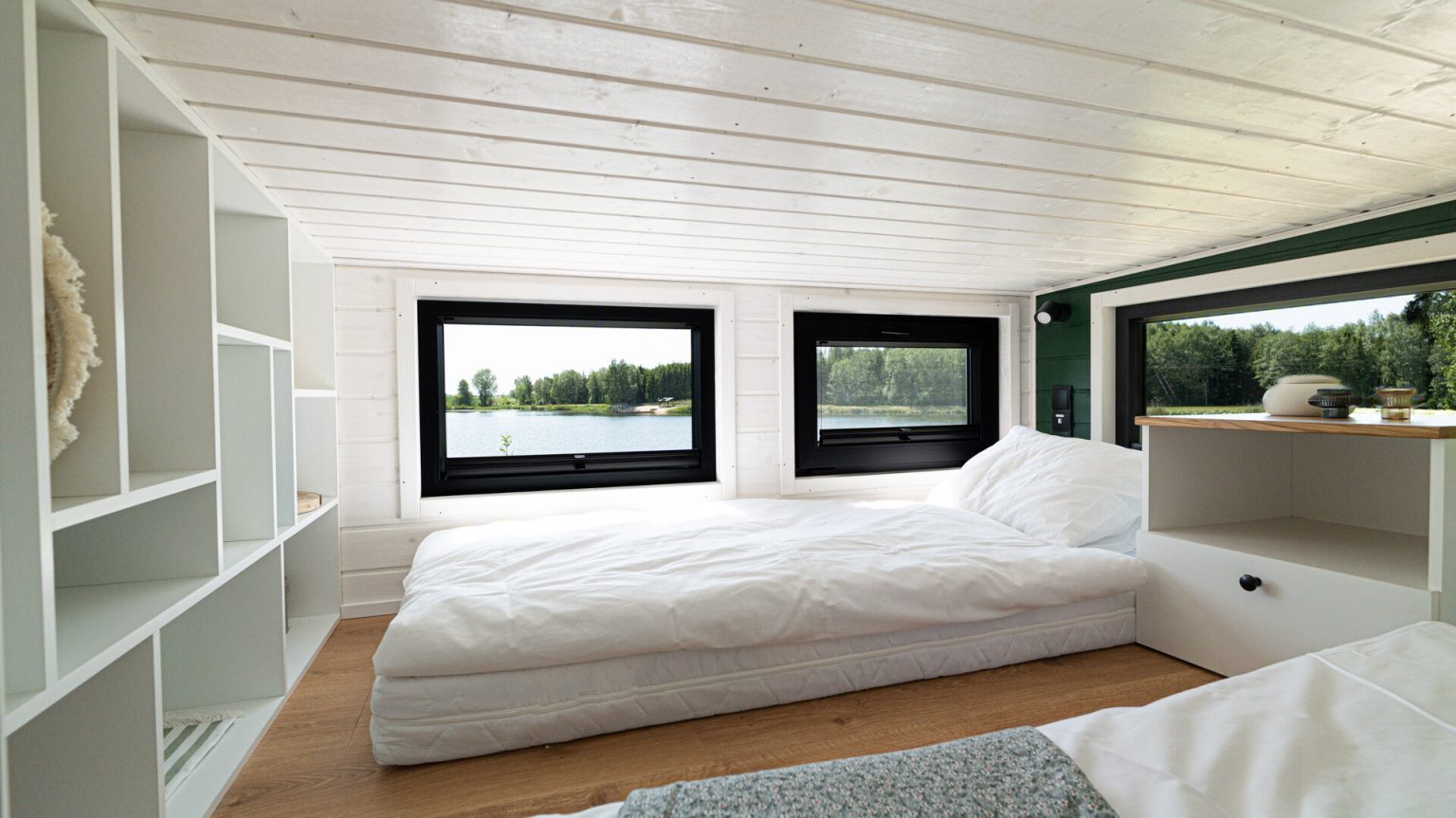 chambre sur mezzanine mini maison mobile par MobiHouse livrable en France