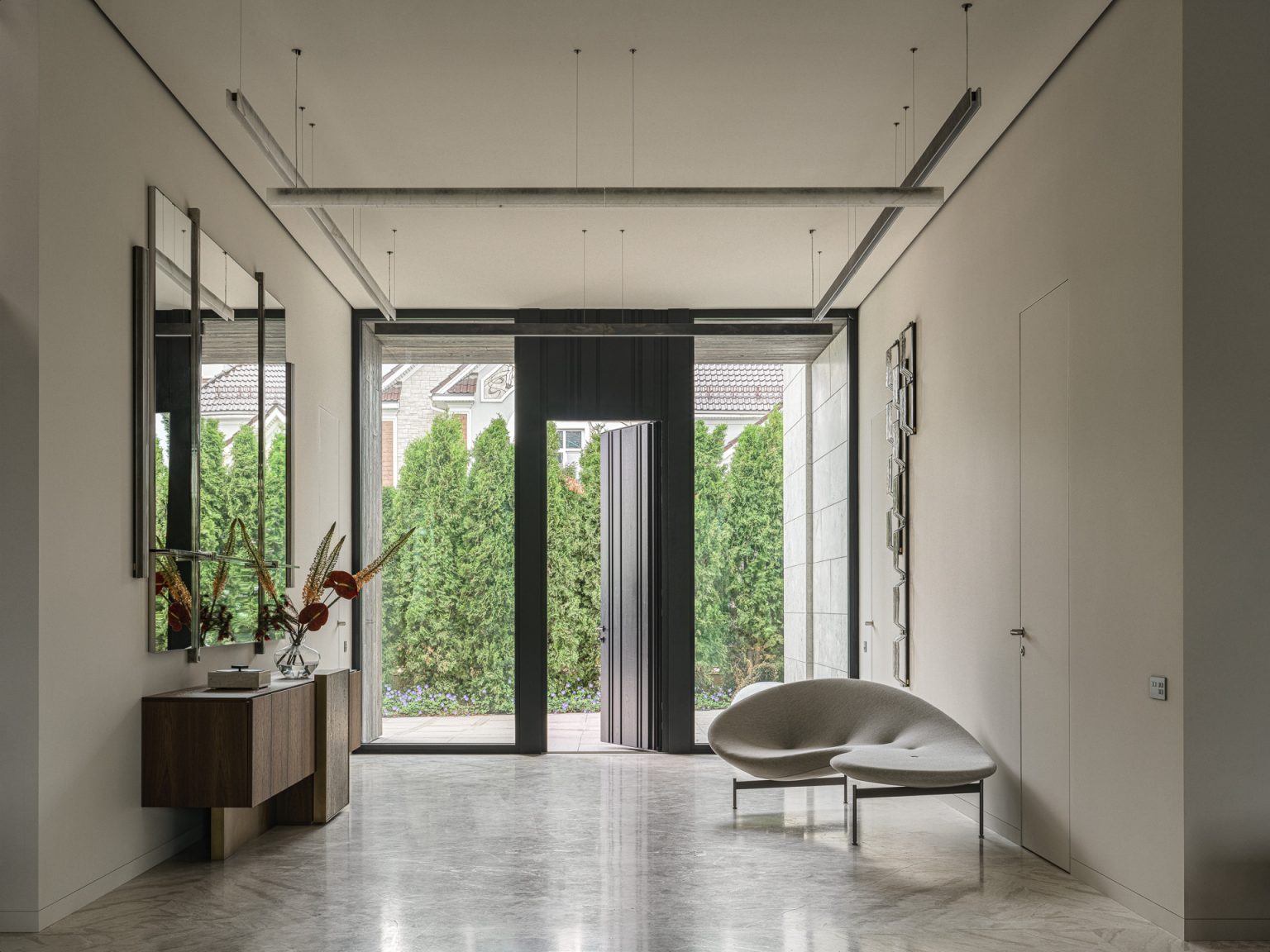 entrée maison décoration contemporaine