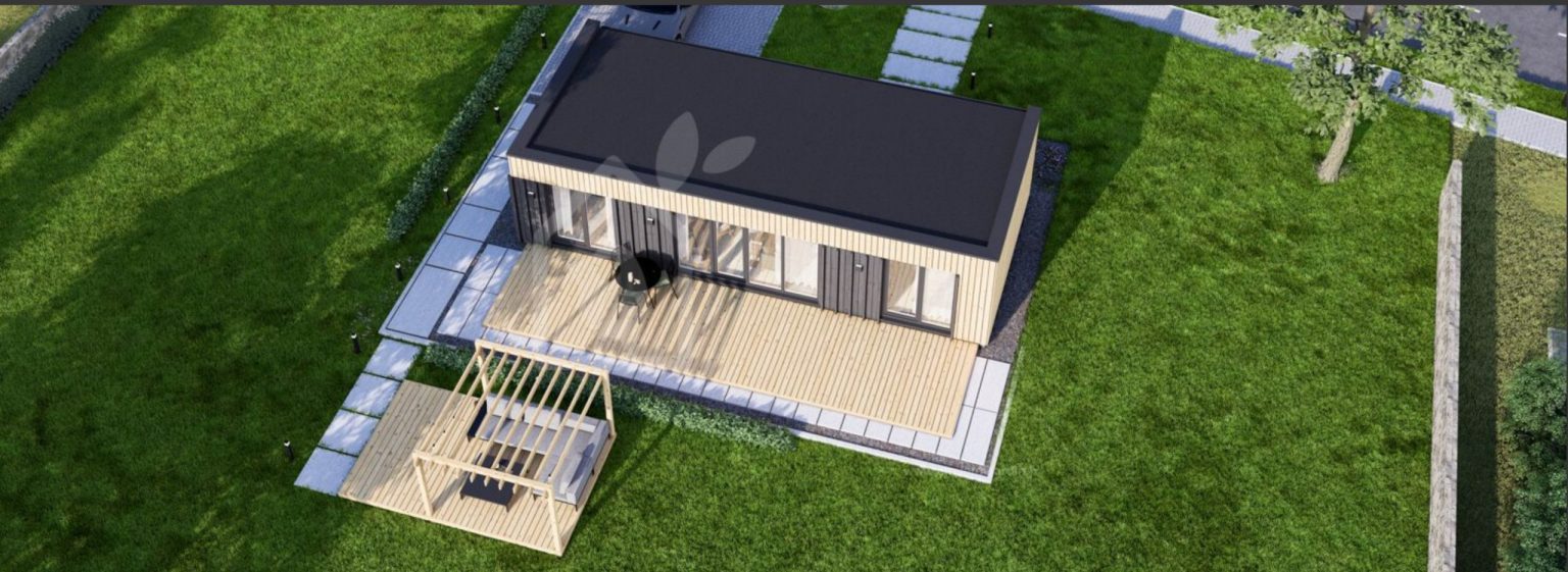 petite maison en bois contemporaine de 42m2 par Chalet de Jardin