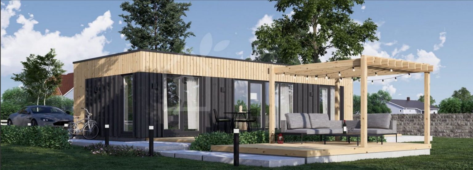 petite maison en bois contemporaine de 42m2 par Chalet de Jardin