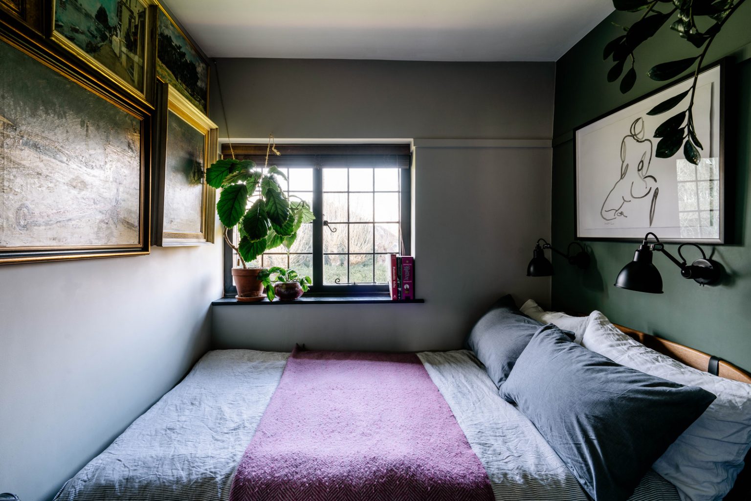 petite chambre décoration vintage