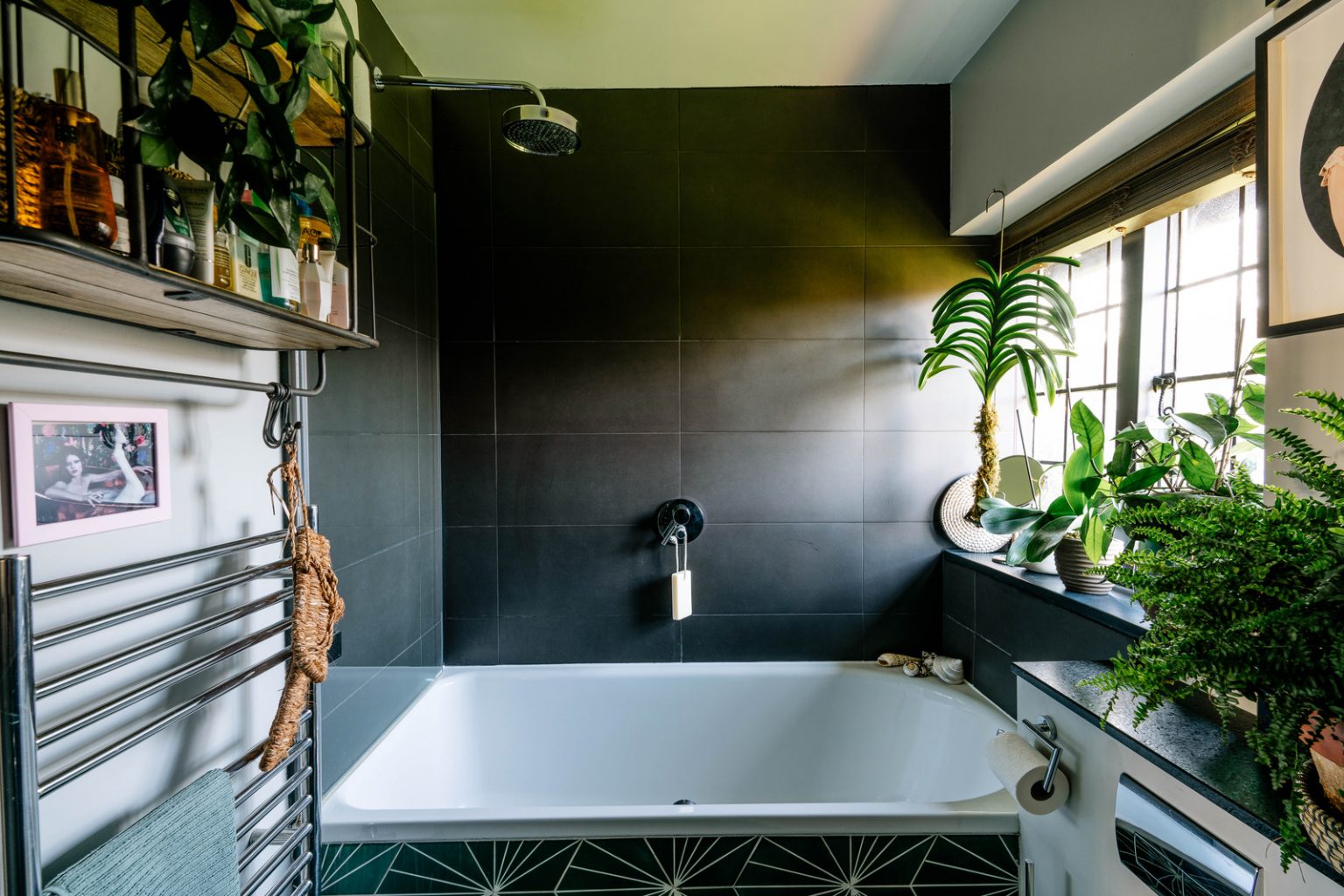 salle de bain décoration vintage