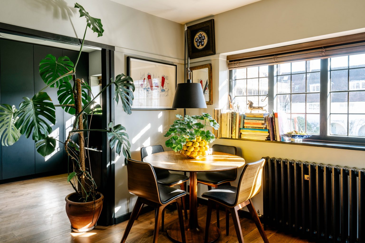 salle à manger décoration vintage