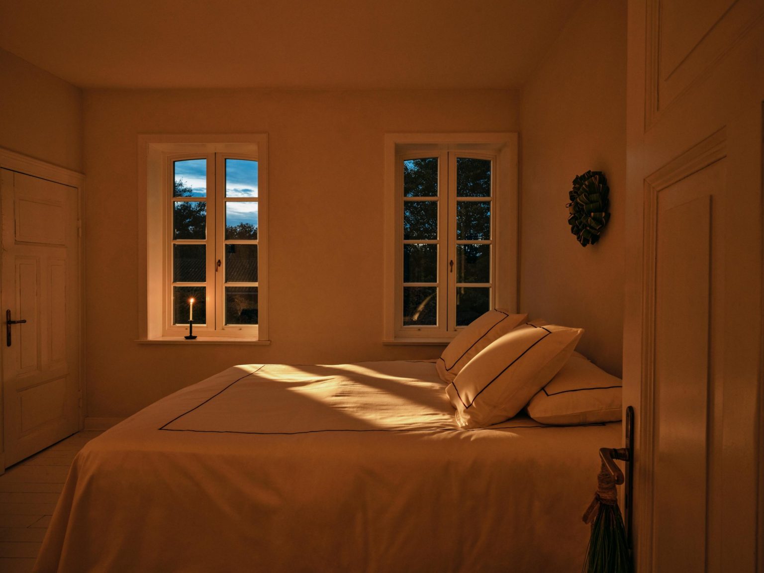 chambre lumière du soir 