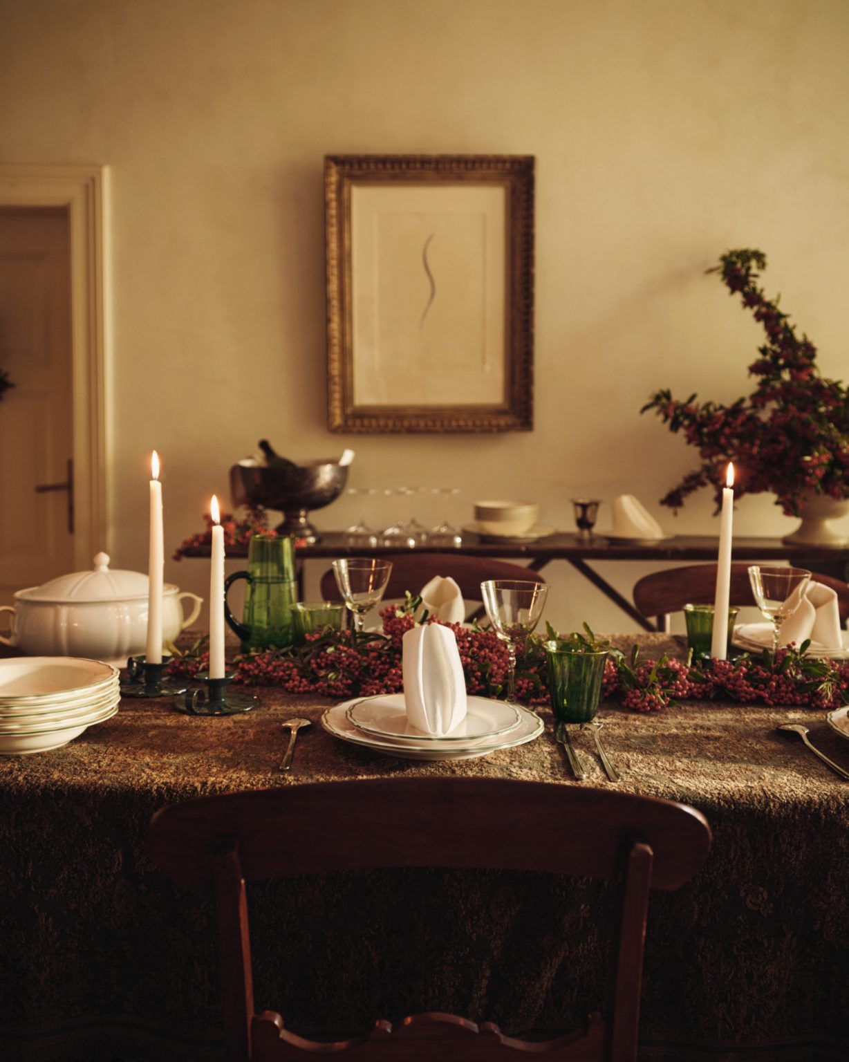 table de fête Noël Zara Home