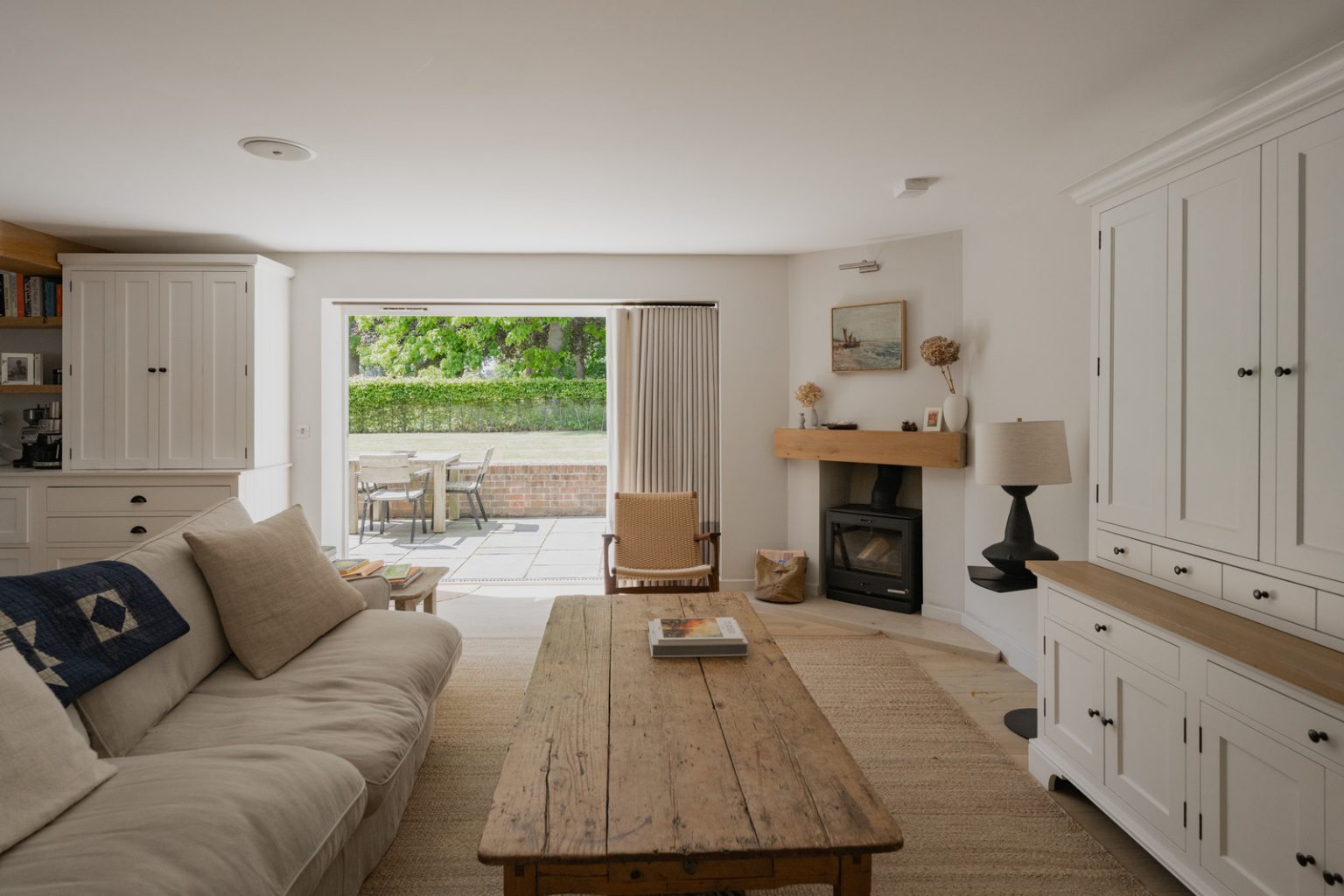 salon décoration rustique naturelle