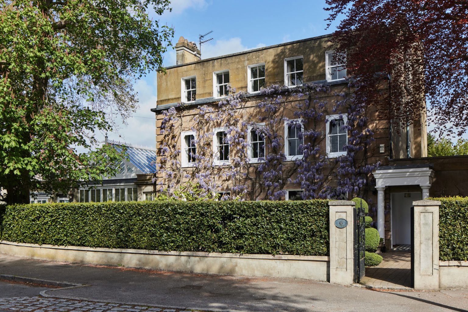 maison anglaise ancienne de style Regency