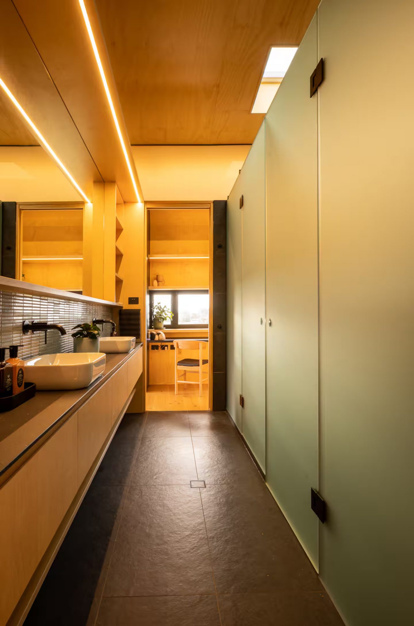 salle de bain design bois Kurui Cabin