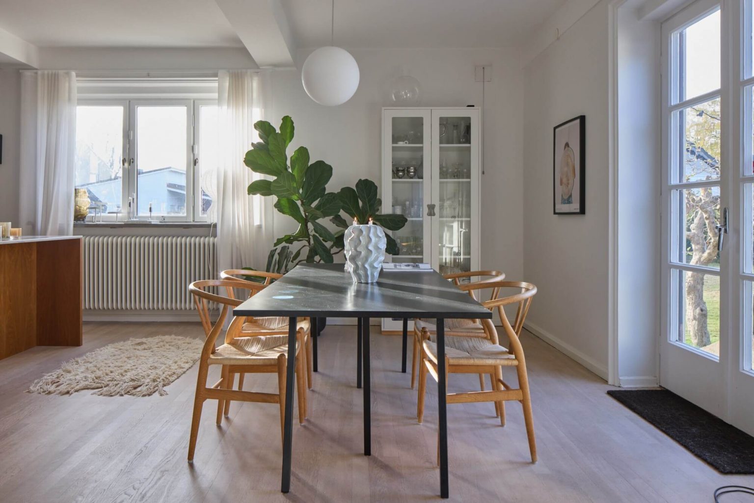 salle à manger et cuisine chêne fumé décoration scandinave et design