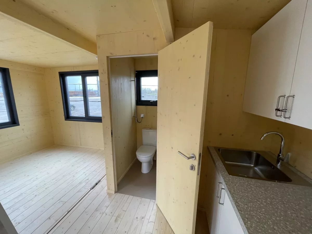 mini maison pliante de 49m2 Brette Haus livrable dans le monde entier mini maison pliante de 49m2 Brette Haus livrable dans le monde entier
