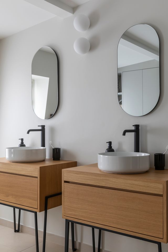 salle de bain contemporaine Photo : ©Pauline Le Goff salle de bain contemporaine Photo : ©Pauline Le Goff