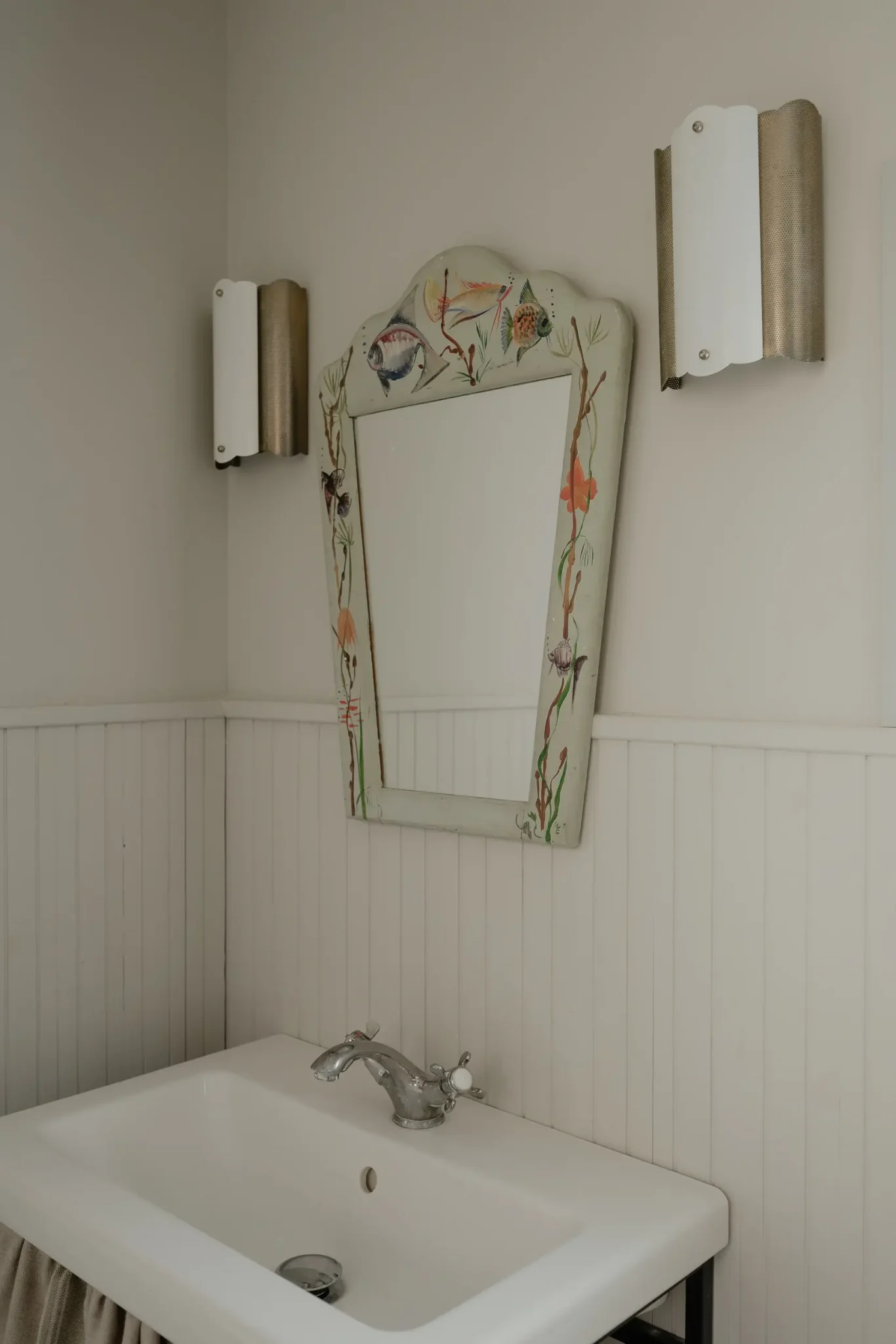 salle de bain décoration vintage et rustique Casa Coral Majorque