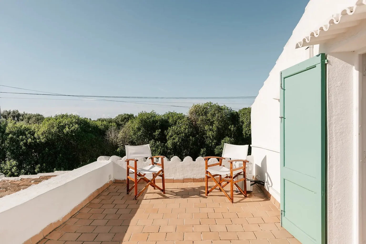 terrasse maison de campagne à Minorque