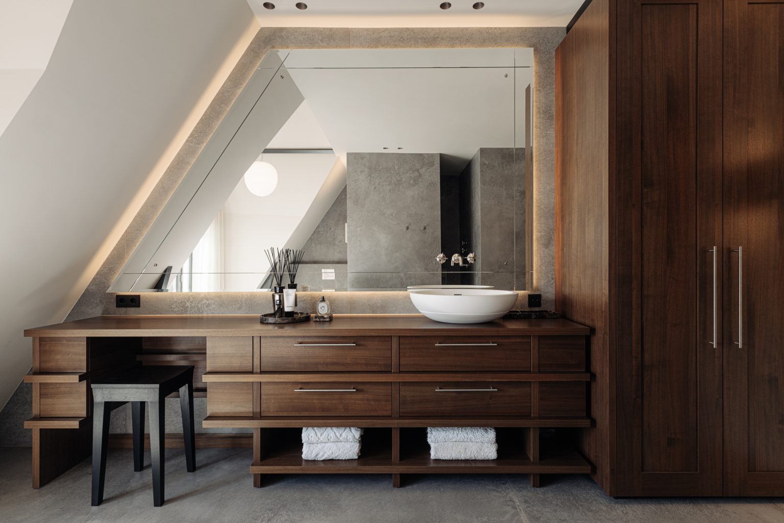 salle de bain design bois 