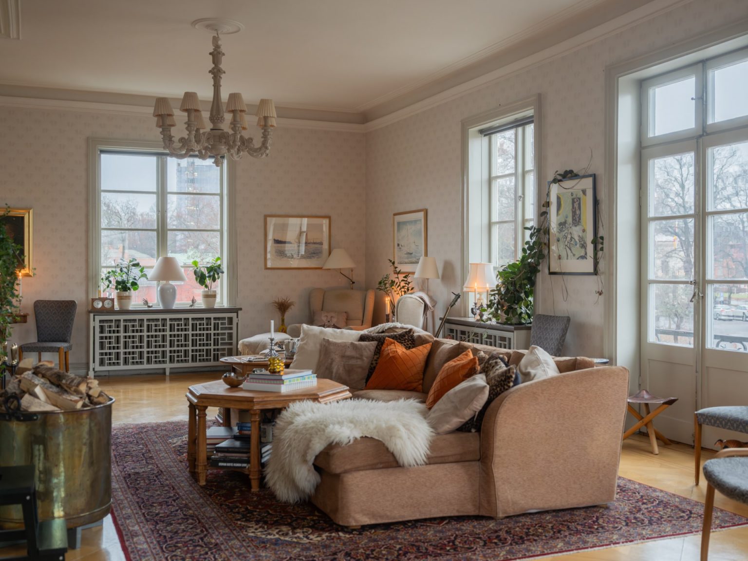 salon décoration classique chic