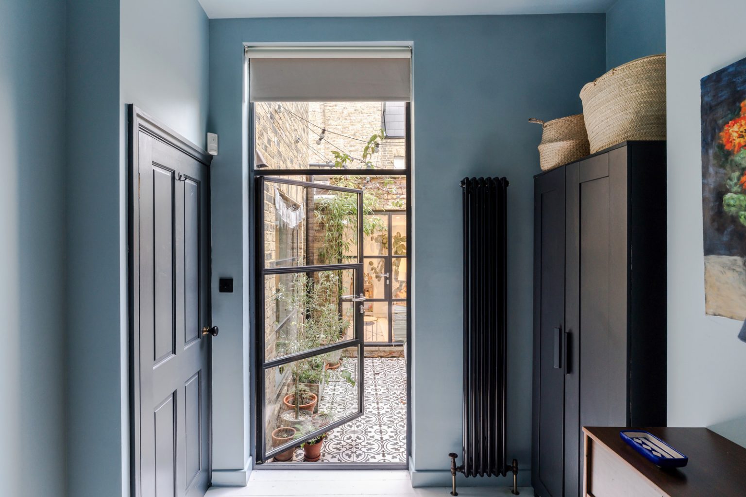 entrée petite maison de ville Londres