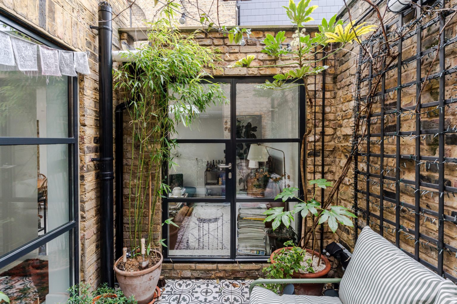 cour petite maison de ville Londres