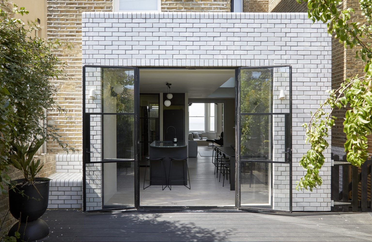 extension sur jardin maison de ville